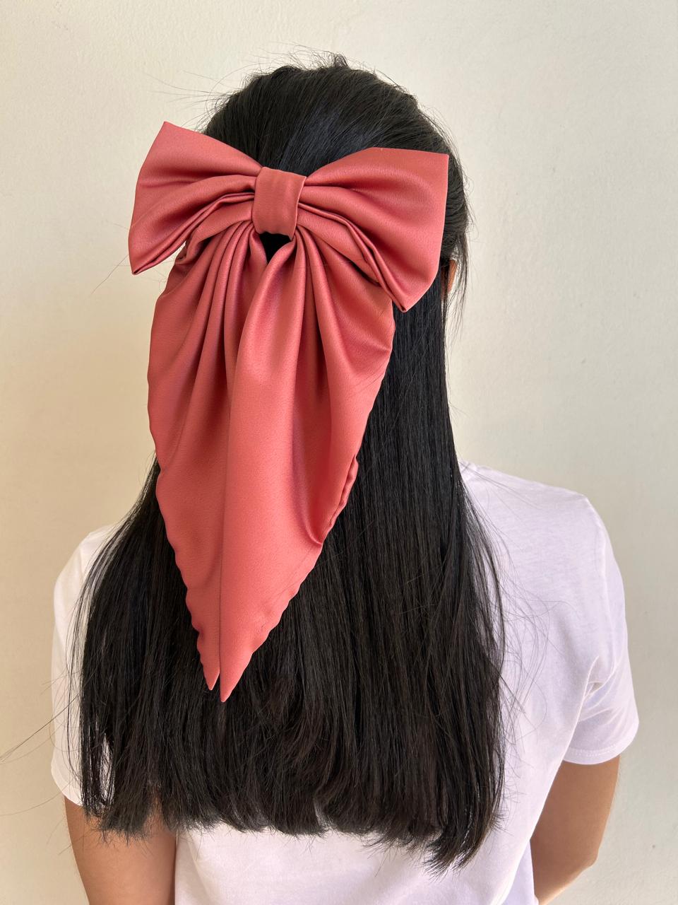 Pink Satin Bow