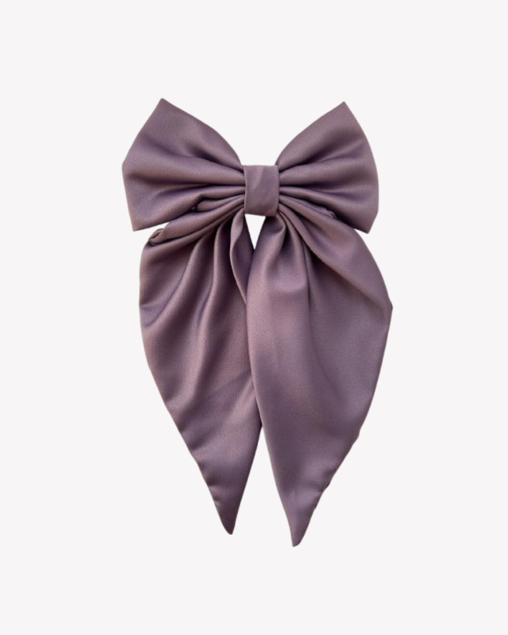 Purple Satin Bow