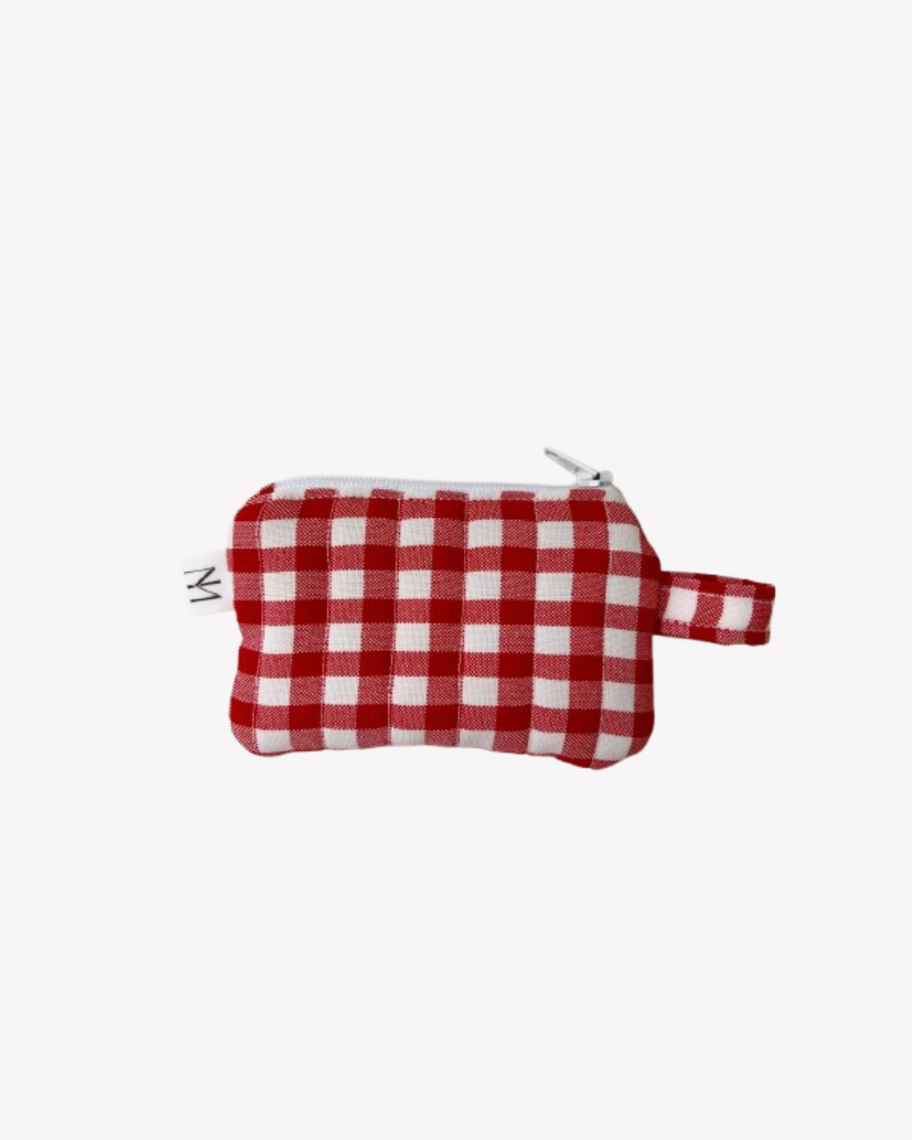 Small Gingham Red Pouch