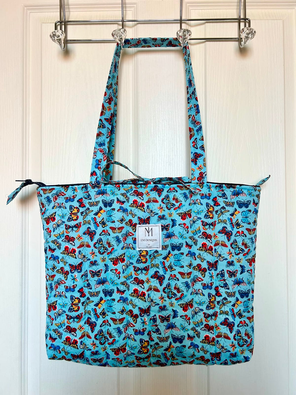 Butterfly Blue Tote Bag