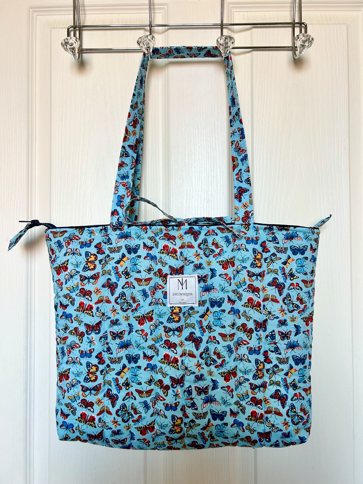 Butterfly Blue Tote Bag