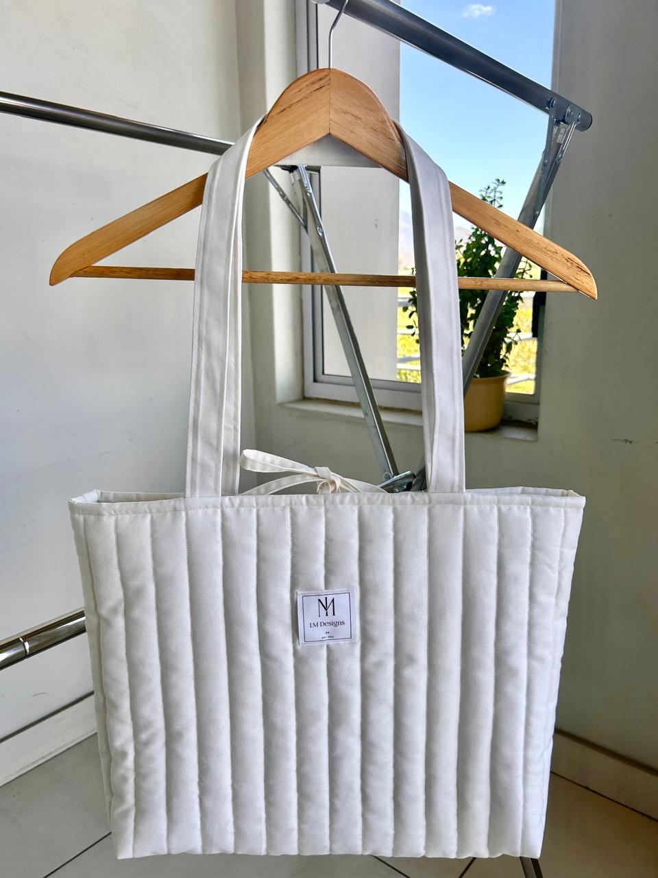 Beige Tote Bag