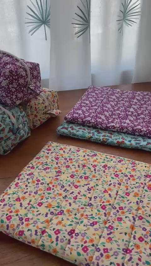 Light Yellow Floral Laptop Sleeve